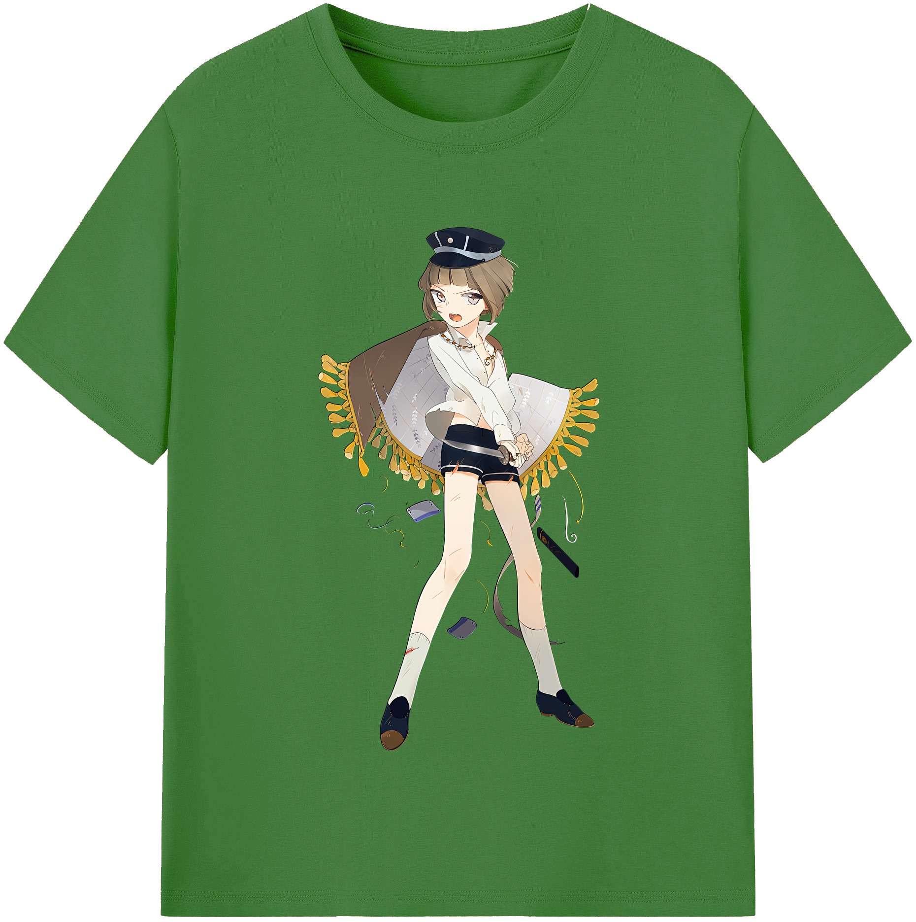 （画像用） 刀剣乱舞 Touken Ranbu レディースカジュアルプリントTシャツ（綿100％）